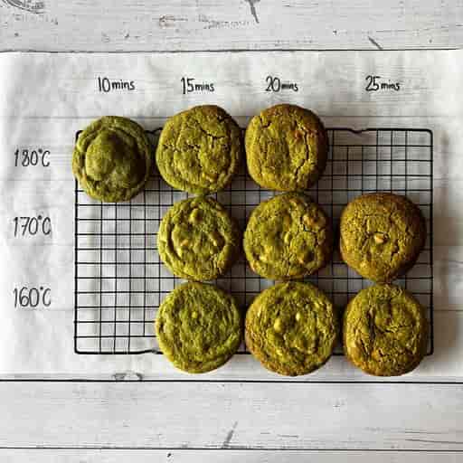 Comparing Cookie Baking Times and Temperatures