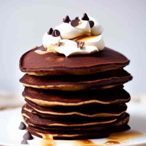 Double Chocolate Chip Pancakes