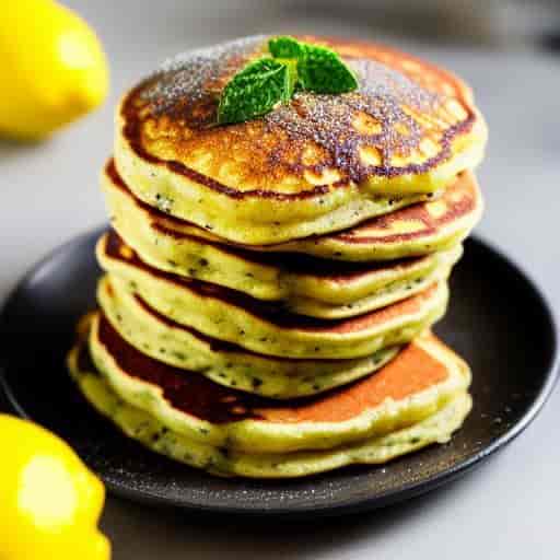 Lemon Poppy Seed Pancakes