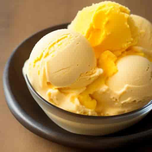 No Churn Mango Ice Cream