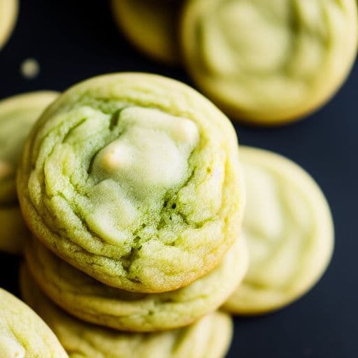 Catherine Zhang Matcha White Chocolate Cookies