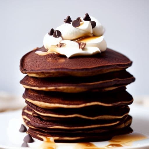 Double Chocolate Chip Pancakes