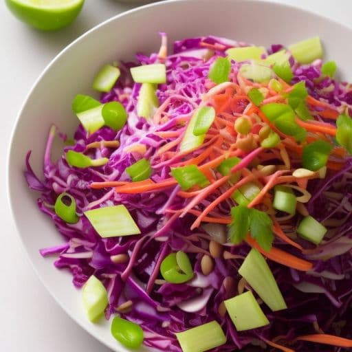Easy Oriental Coleslaw Salad