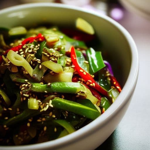 Korean Green Pepper Muchim