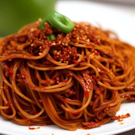 Szechuan Garlic Chilli Oil Noodles