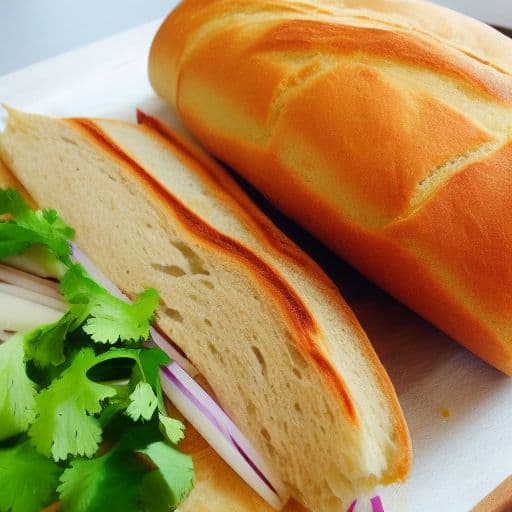 Vietnamese French Baguette Bahn Mi