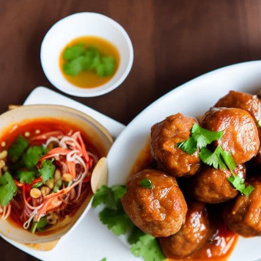 Vietnamese Meatballs Xiu Mai
